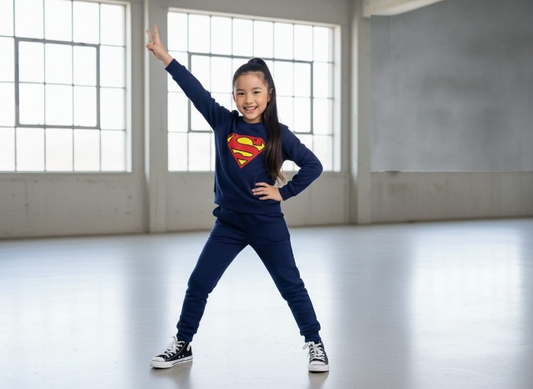 Star Printed Sweatshirt & Pajama