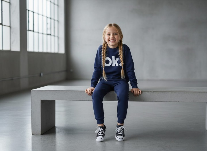 Star Printed Sweatshirt & Pajama