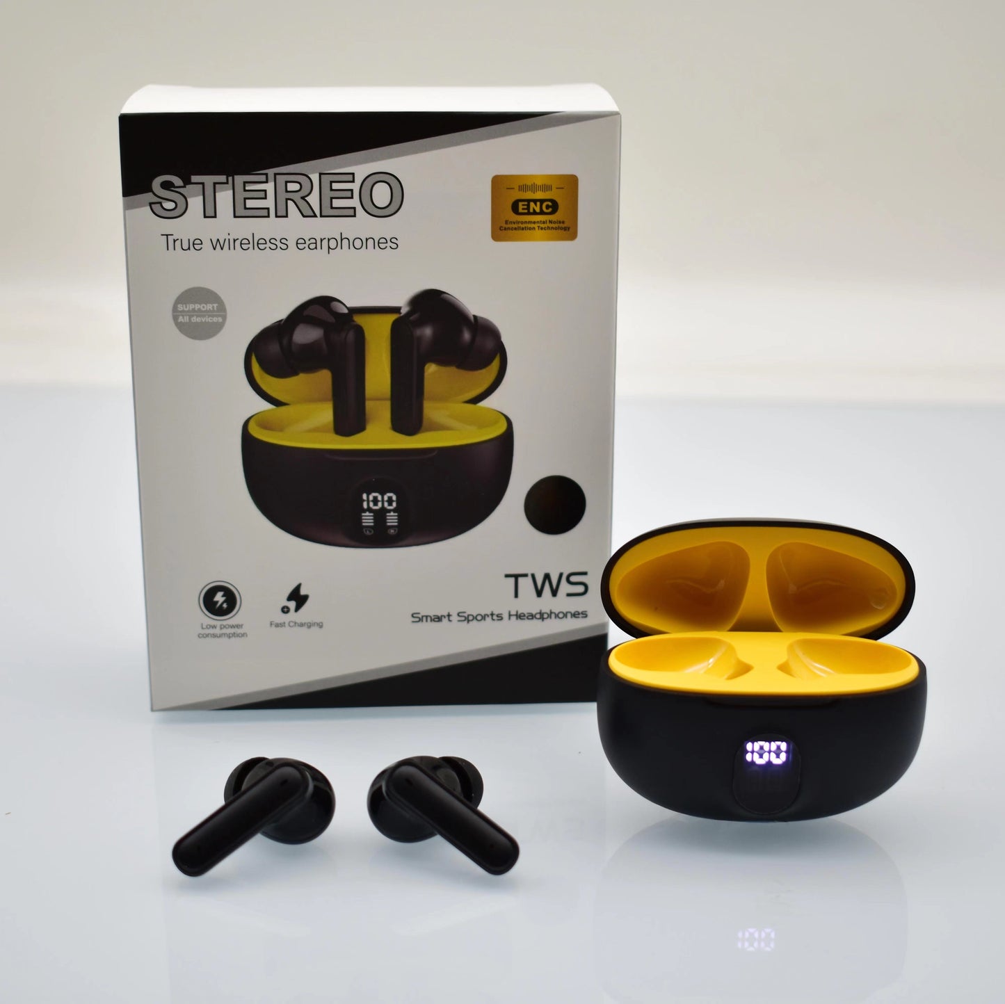 STEREO 895B Wireless Bluetooth Earbuds
