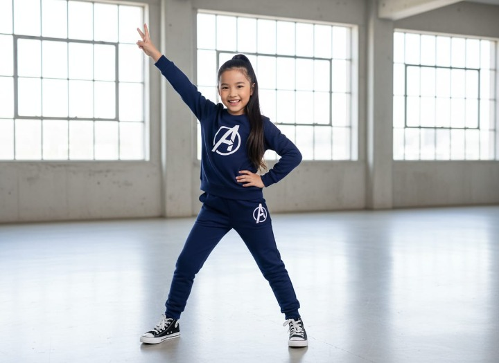 Star Printed Sweatshirt & Pajama